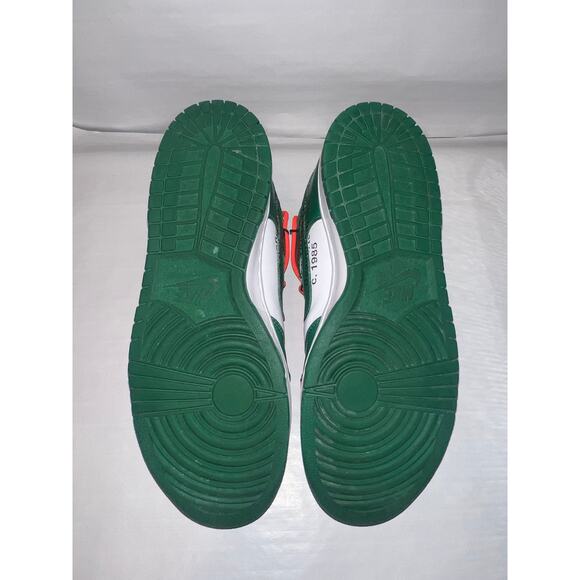 Off White x Nike Dunk Low Pine Green - Size 9.5 - Picture 6 of 7